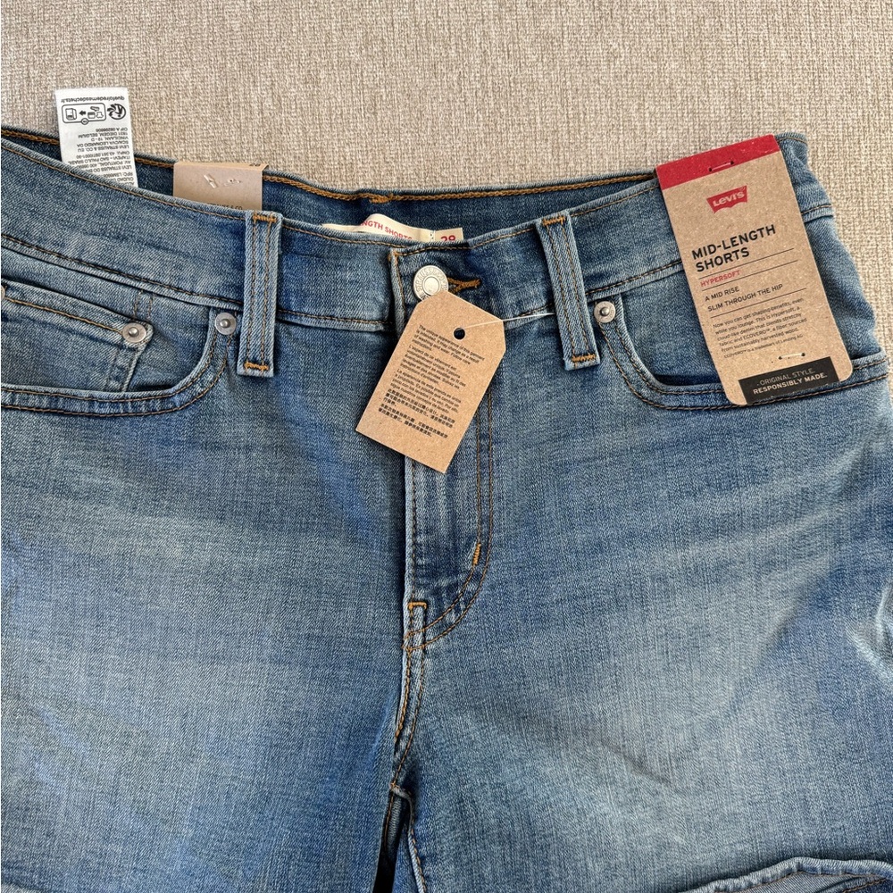 Levi's Mid-Length Denim Shorts